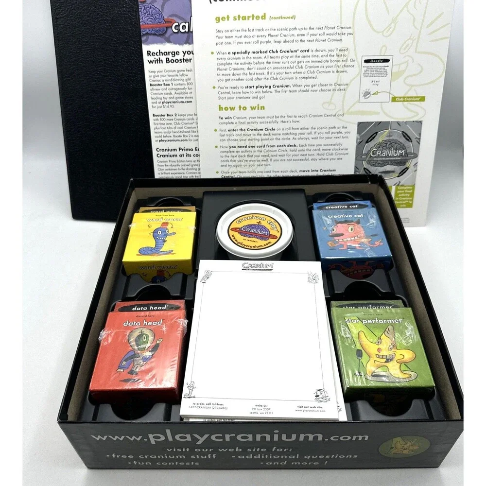 Cranium The Game For Your Whole Brain Outrageous Game Original NEW